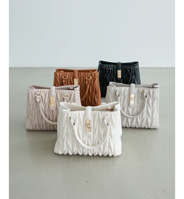  「♯クラシカルスクエアハンドバッグ」|ハンドバッグ|