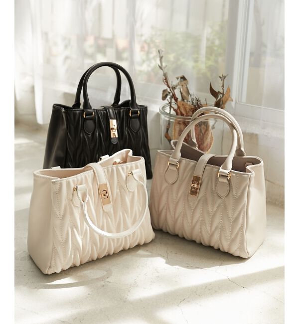  「♯クラシカルスクエアハンドバッグ」|ハンドバッグ|