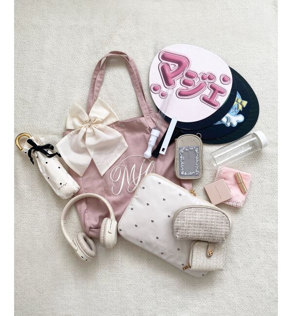 MAJESTICLEGON「リボンモチーフセットロゴトートバッグ」|トートバッグ|