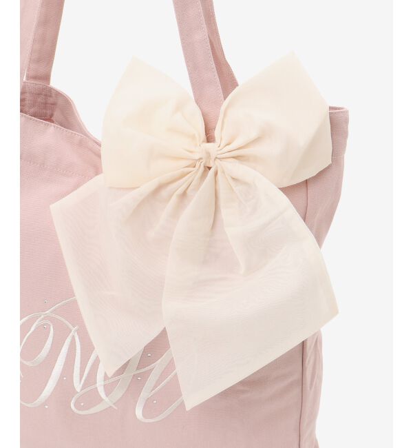 MAJESTICLEGON「リボンモチーフセットロゴトートバッグ」|トートバッグ|