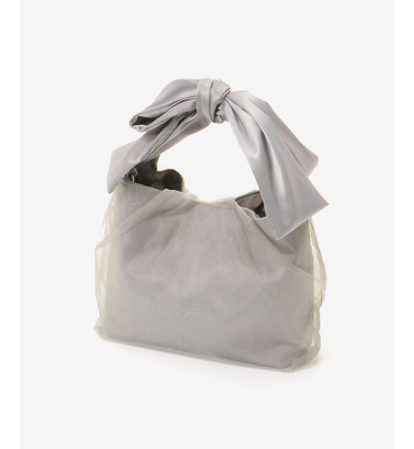 MAJESTICLEGON「リボンチュールミニバッグ」|ハンドバッグ|