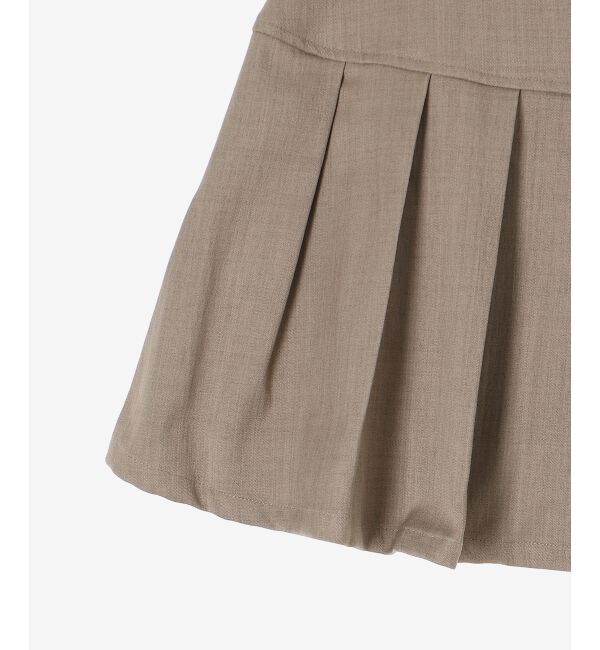 MAJESTICLEGON「太ベルトプリーツミニスカート」|スカート|