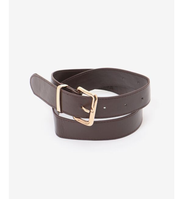 MAJESTICLEGON「太ベルトプリーツミニスカート」|スカート|