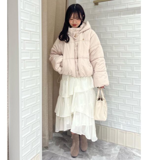 MAJESTICLEGON「エアリーイレヘムティアードスカート」|スカート|オフ