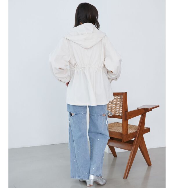 MAJESTICLEGON「ウエストきゅっとミディブルゾン」|ブルゾン・スタジャン|