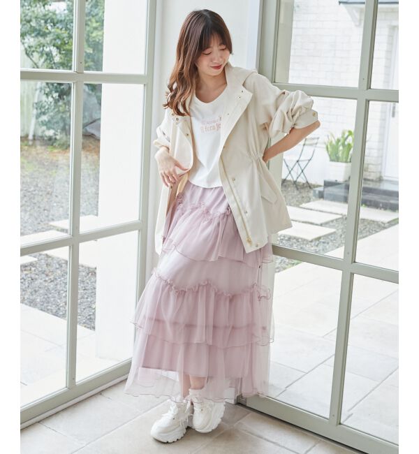 MAJESTICLEGON「ウエストきゅっとミディブルゾン」|ブルゾン・スタジャン|