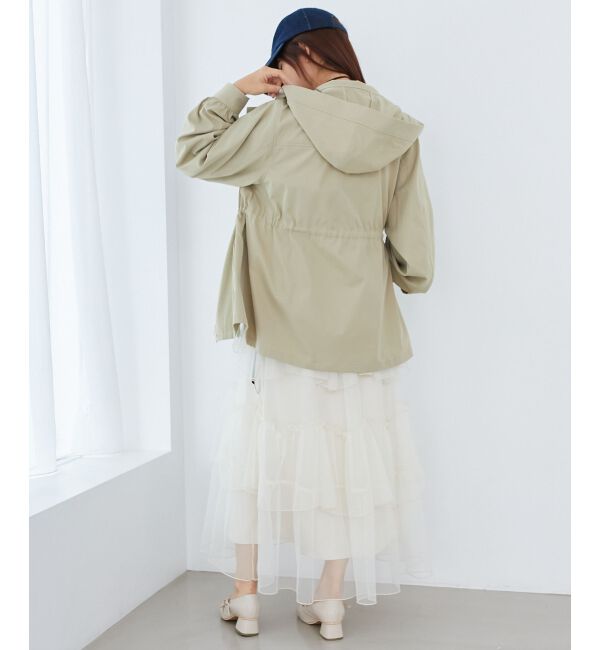 MAJESTICLEGON「ウエストきゅっとミディブルゾン」|ブルゾン・スタジャン|