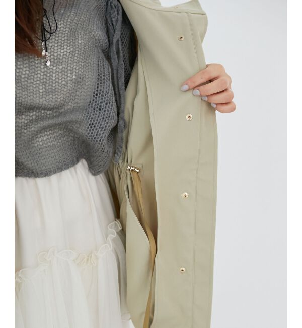 MAJESTICLEGON「ウエストきゅっとミディブルゾン」|ブルゾン・スタジャン|