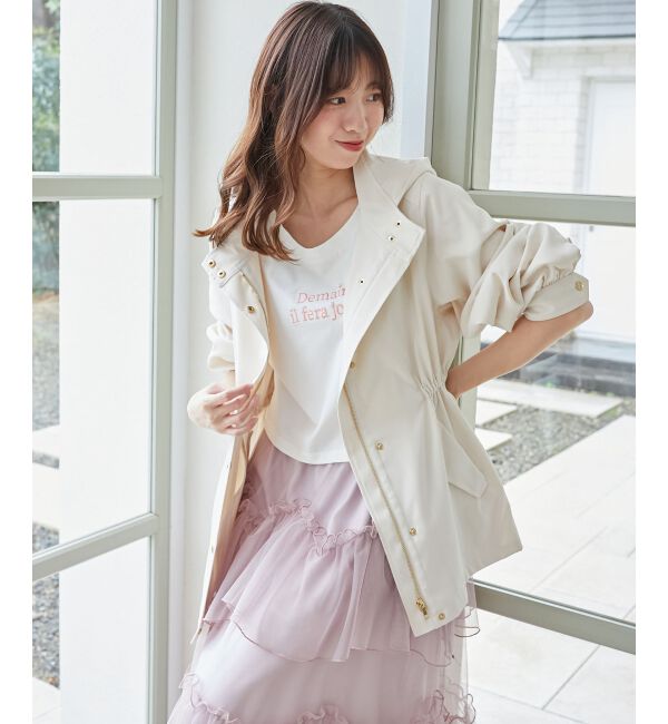 MAJESTICLEGON「ウエストきゅっとミディブルゾン」|ブルゾン・スタジャン|