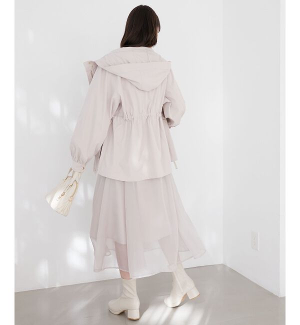 MAJESTICLEGON「ウエストきゅっとミディブルゾン」|ブルゾン・スタジャン|