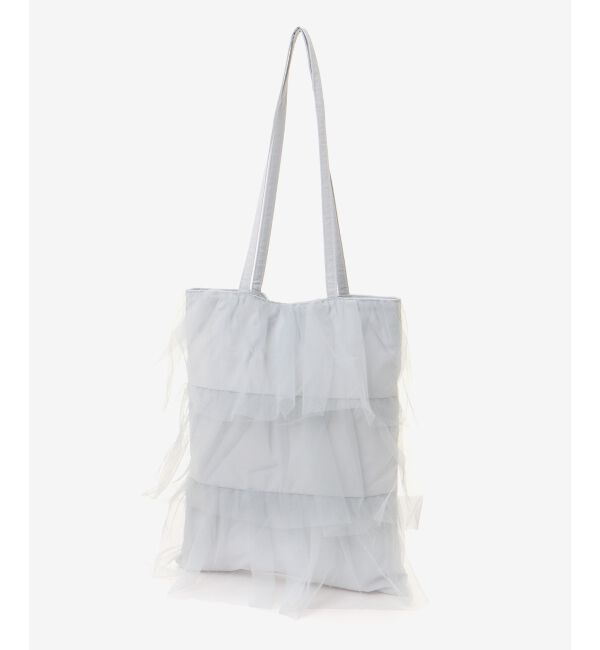 MAJESTICLEGON「チュールティアードトート」|トートバッグ|