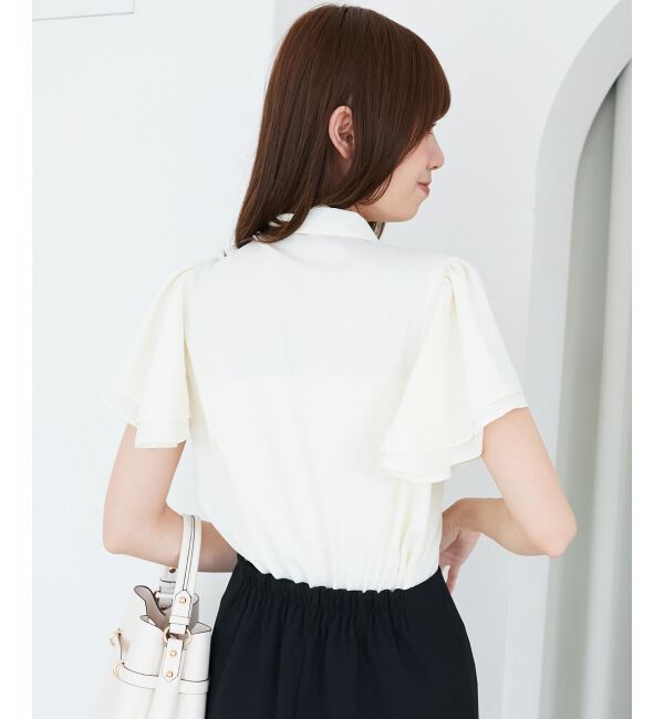  「2wayフリルスリーブブラウス」|シャツ・ブラウス|