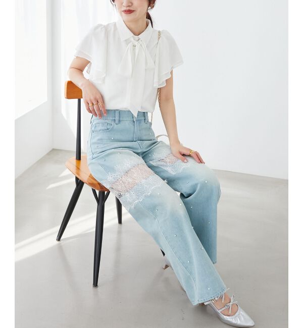  「2wayフリルスリーブブラウス」|シャツ・ブラウス|