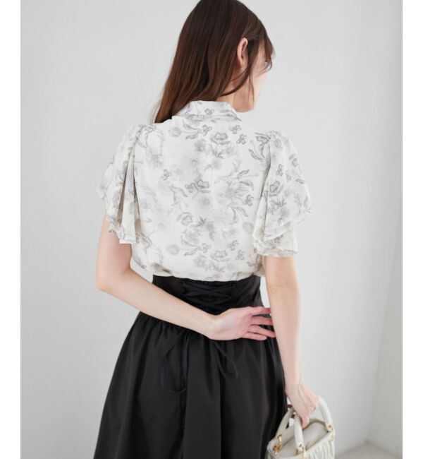  「2wayフリルスリーブブラウス」|シャツ・ブラウス|