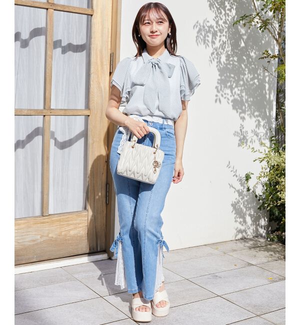  「2wayフリルスリーブブラウス」|シャツ・ブラウス|