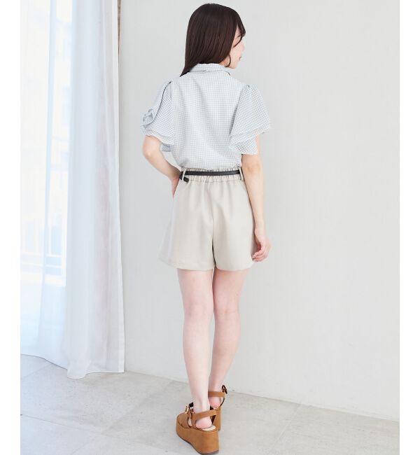  「2wayフリルスリーブブラウス」|シャツ・ブラウス|