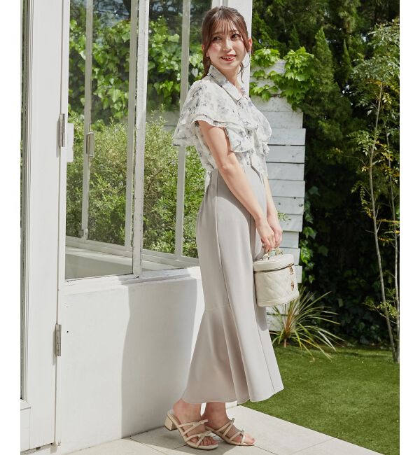  「2wayフリルスリーブブラウス」|シャツ・ブラウス|