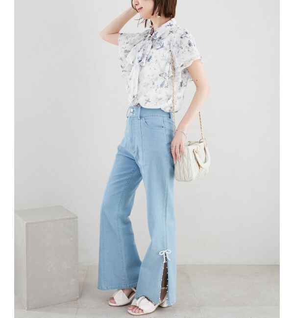  「2wayフリルスリーブブラウス」|シャツ・ブラウス|