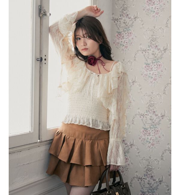  「アソートティアードミニスカパン」|スカート|