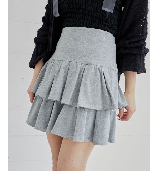  「アソートティアードミニスカパン」|スカート|