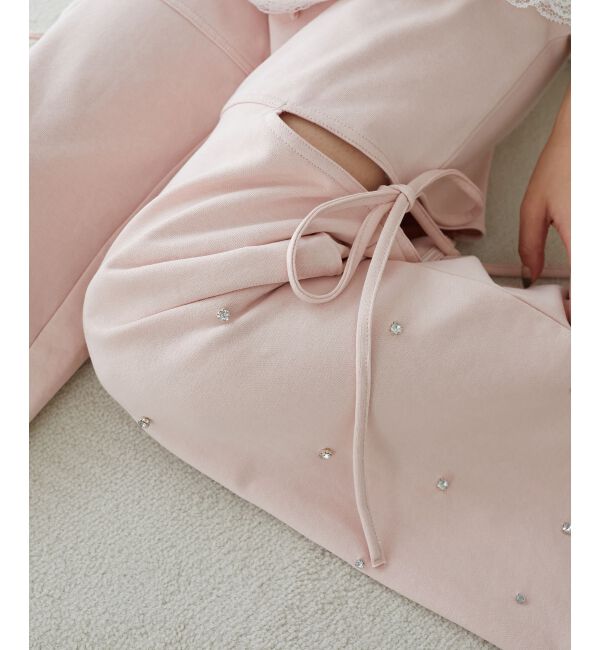  「スリットビジュースウェットパンツ」|その他|