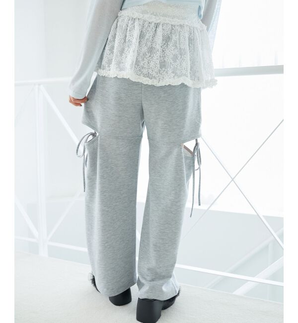  「スリットビジュースウェットパンツ」|その他|