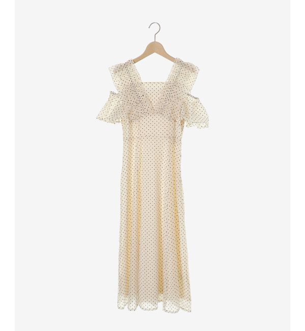  「バックレースアップフリルワンピース」|ワンピース|