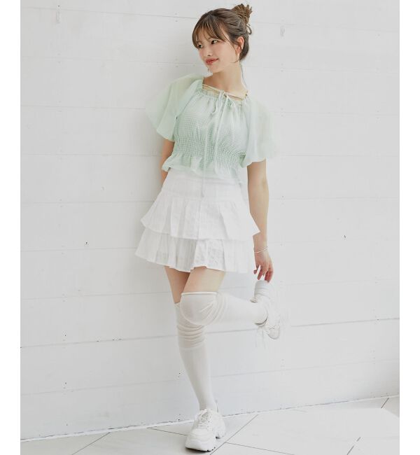  「前後2wayバルーン袖ブラウス」|シャツ・ブラウス|