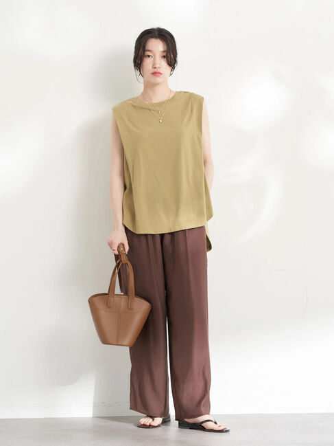 earth music&ecology「袖奥タックカットプルオーバー」|Tシャツ・カットソー|