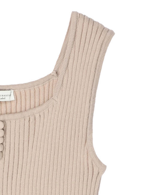 earth music&ecology「釦付きスクエアニットタンクトップ」|その他|