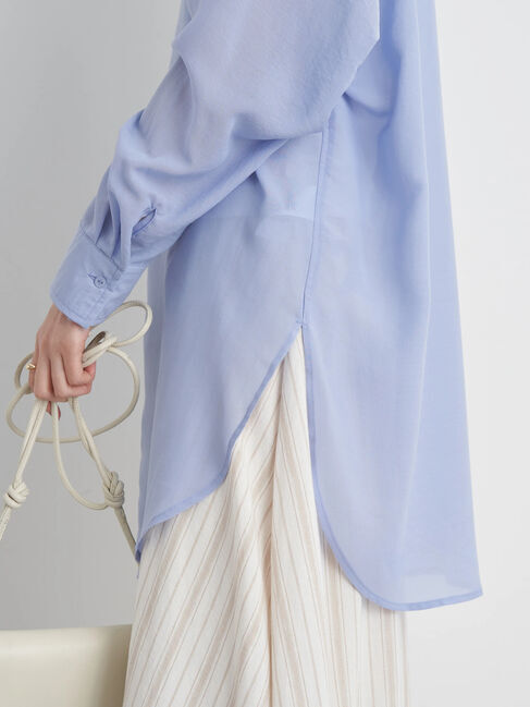 earth music&ecology「ボーイズライクビッグシャツ」|シャツ・ブラウス|