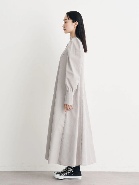 earth music&ecology「ボリュームスリーブシャツワンピース」|ワンピース|