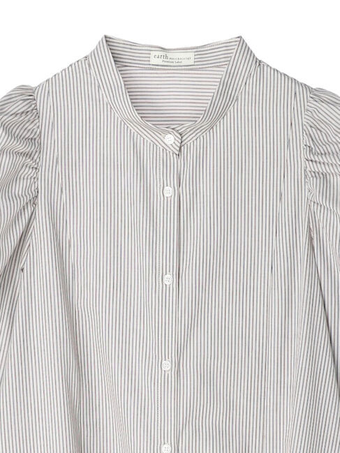 earth music&ecology「ボリュームスリーブシャツワンピース」|ワンピース|