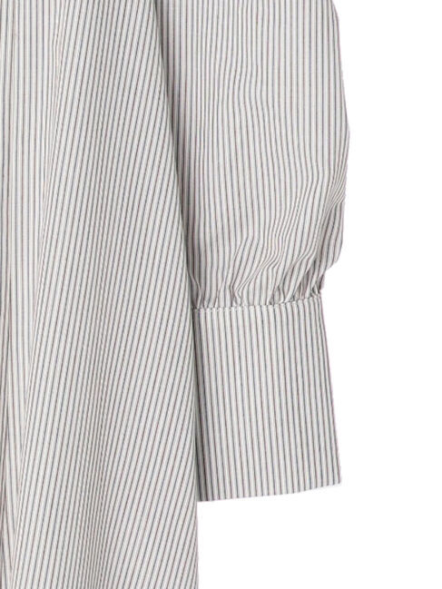 earth music&ecology「ボリュームスリーブシャツワンピース」|ワンピース|