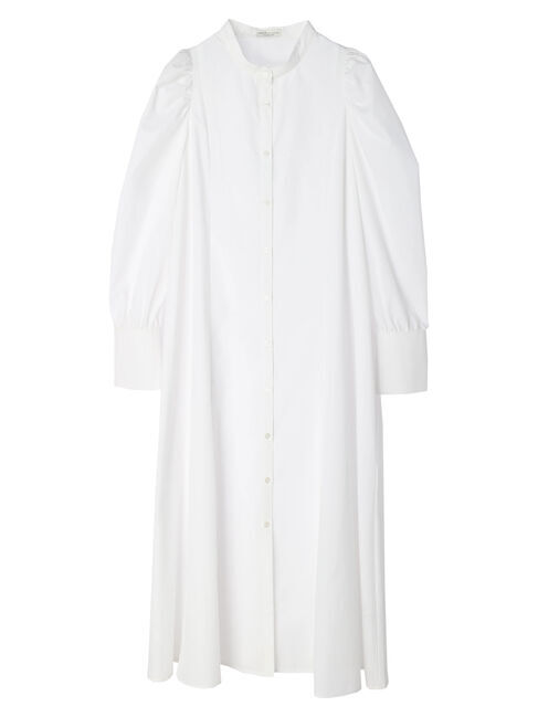 earth music&ecology「ボリュームスリーブシャツワンピース」|ワンピース|