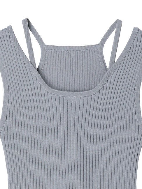 earth music&ecology「リサイクルポリエステルブレンドニットタンクトップ」|その他|