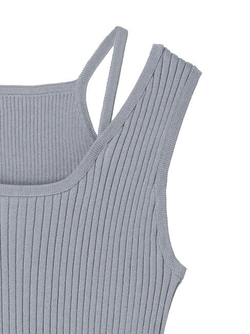 earth music&ecology「リサイクルポリエステルブレンドニットタンクトップ」|その他|