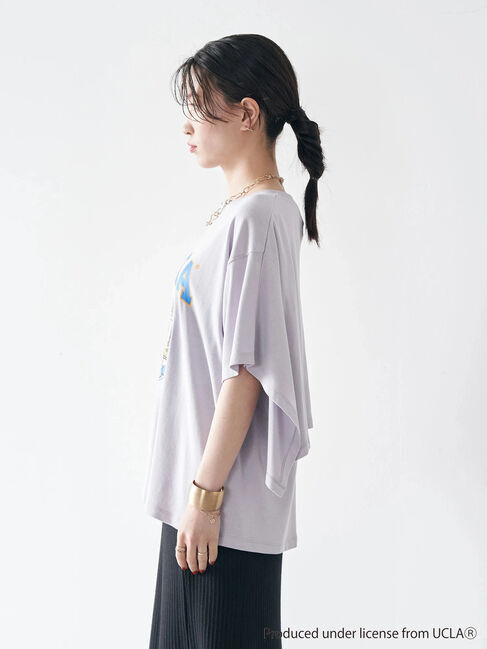 earth music&ecology「別注 UCLA バックフリルTシャツ」|Tシャツ・カットソー|