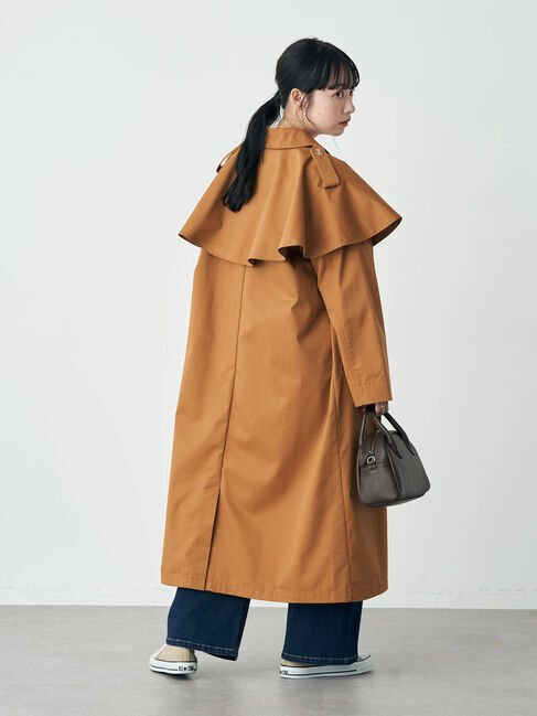 earth music&ecology「2WAYケープステンカラーコート」|スーツ|