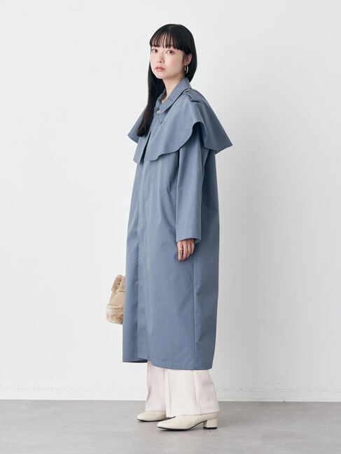 earth music&ecology「2WAYケープステンカラーコート」|スーツ|