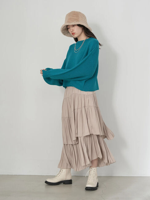 earth music&ecology「ミドルゲージクルーニット」|ニット・セーター|