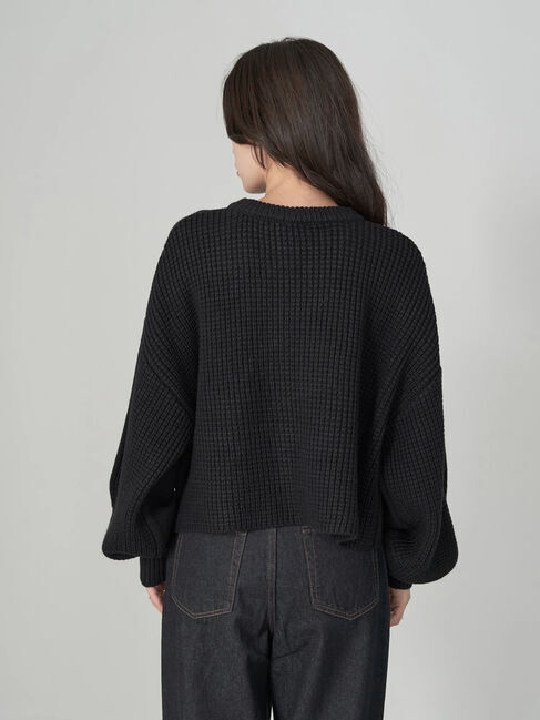 earth music&ecology「ミドルゲージクルーニット」|ニット・セーター|