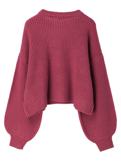 earth music&ecology「ミドルゲージクルーニット」|ニット・セーター|