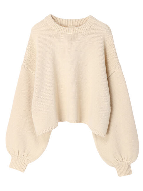 earth music&ecology「ミドルゲージクルーニット」|ニット・セーター|