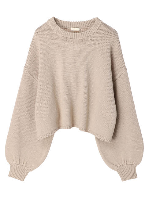 earth music&ecology「ミドルゲージクルーニット」|ニット・セーター|