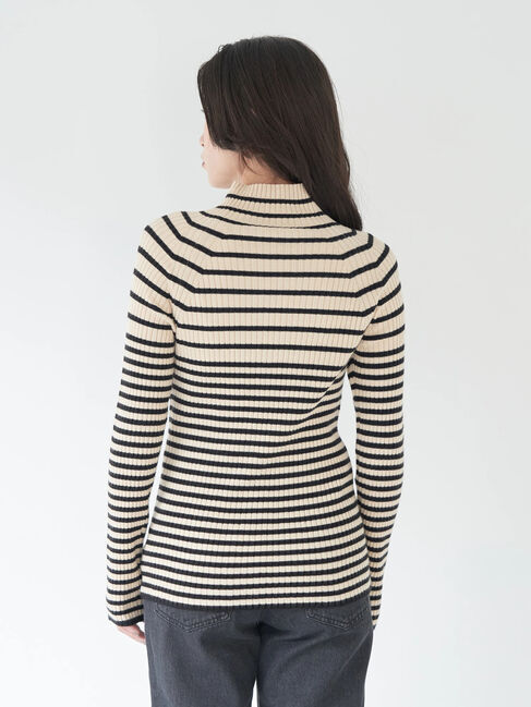 earth music&ecology「パールスリーブニットプルオーバー」|ニット・セーター|