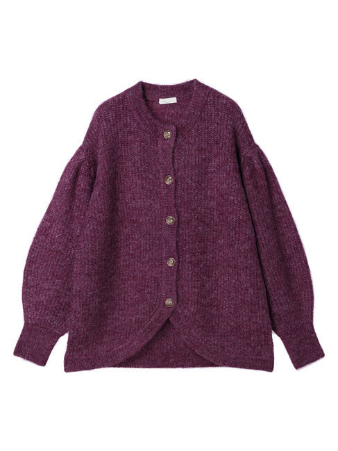 earth music&ecology「ヘアリーニットカーディガン」|カーディガン|