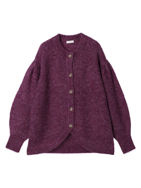 earth music&ecology「ヘアリーニットカーディガン」|カーディガン|