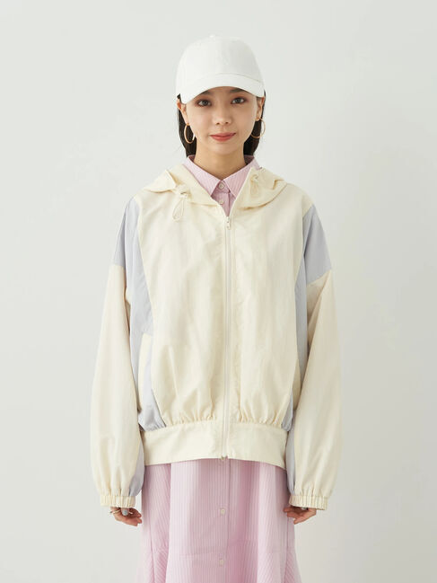 earth music&ecology「コクーンギャザー切替ブルゾン」|スーツ|