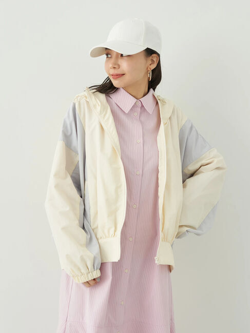 earth music&ecology「コクーンギャザー切替ブルゾン」|スーツ|